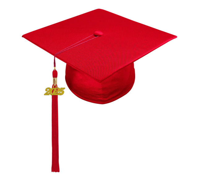 Red Childs Nursery Preschool Cap & Tassel