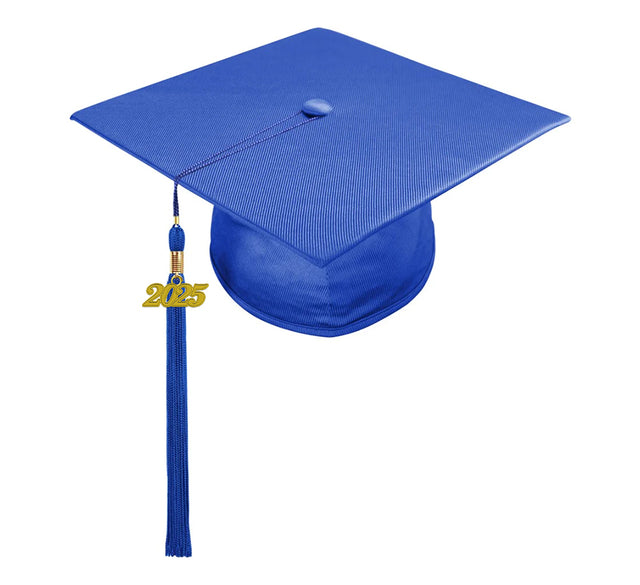 Royal Blue Childs Nursery Preschool Cap & Tassel