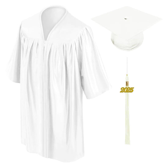 White Childs Nursery Preschool Cap and Gown