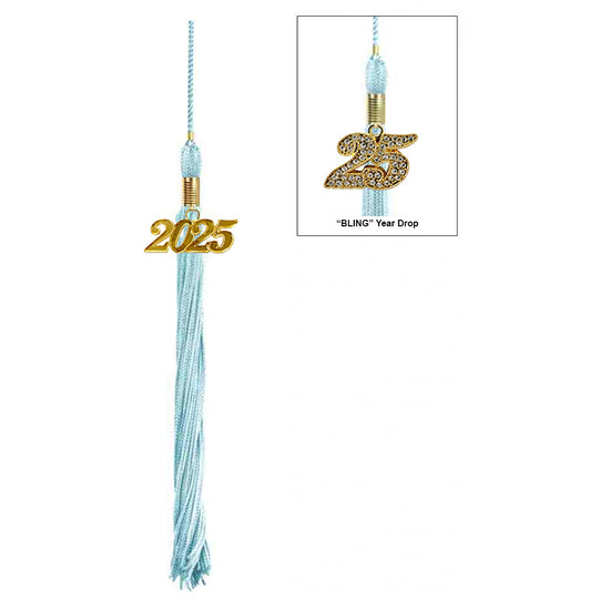 Light Blue Graduation Tassel