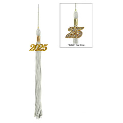Silver Graduation Tassel