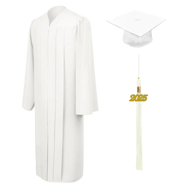White Primary / Secondary Cap & Gown