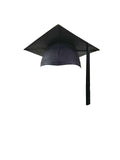 Black Bachelors Graduation Cap & Tassel - Graduation UK