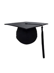 Black Bachelors Graduation Cap & Tassel - Graduation UK
