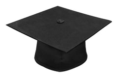 American Black Bachelors Graduation Cap - Graduation UK