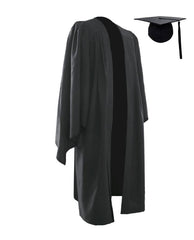 Classic Black Bachelors Graduation Cap & Gown - Graduation UK
