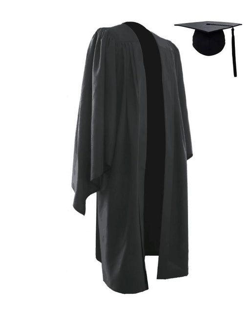 Classic Black Bachelors Graduation Cap & Gown - Graduation UK