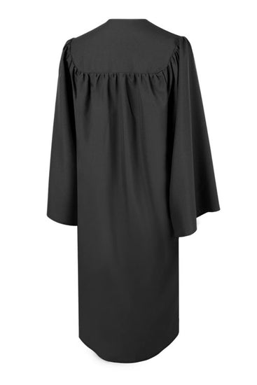 Black High School Graduation Gown - Graduation UK
