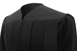 Black High School Graduation Gown - Graduation UK