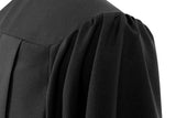 Black High School Graduation Gown - Graduation UK