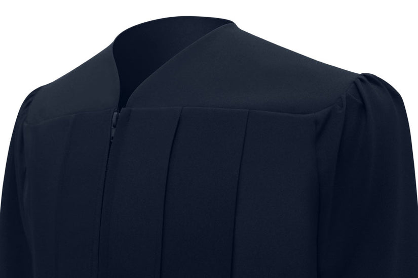 Navy Blue High School Graduation Gown - Graduation UK