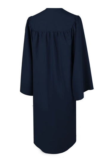 Navy Blue High School Graduation Gown - Graduation UK