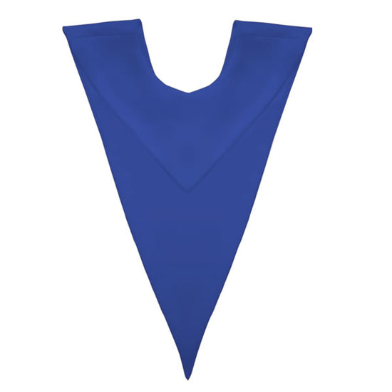 Royal Blue Graduation V Stole - Graduation UK