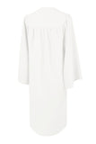 White High School Graduation Gown - Graduation UK