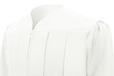 White High School Graduation Gown - Graduation UK