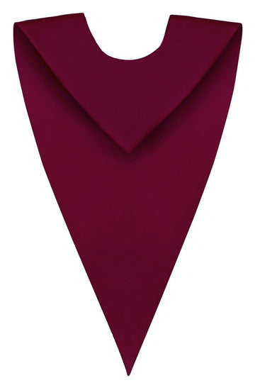 Maroon Graduation V Stole - Graduation UK