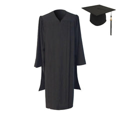 American Classic Black Masters Graduation Cap & Gown - Graduation UK