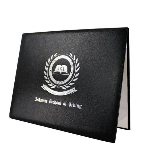 Custom Diploma Covers with Text or Logos - Textured - Graduation UK