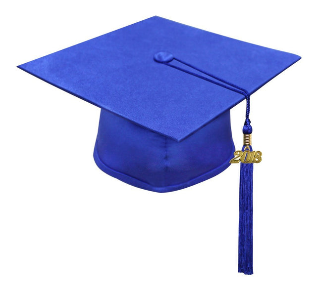 Royal Blue Primary / Secondary Cap & Tassel - Graduation UK