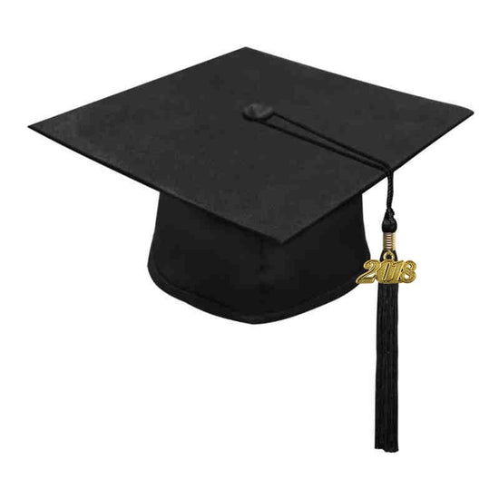 Black Primary / Secondary Cap & Gown - Graduation UK