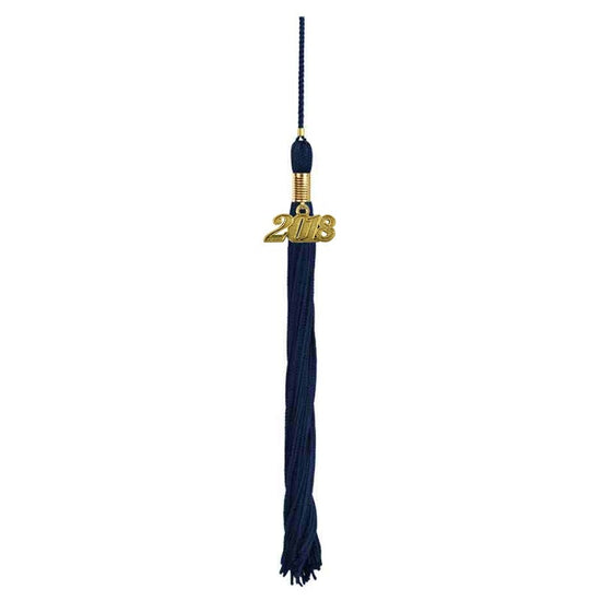 Navy Blue High School Cap, Gown & Tassel - Graduation UK