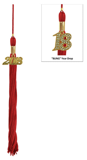 Red High School Cap, Gown & Tassel - Graduation UK