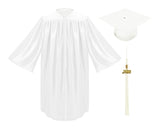 White Childs Nursery Preschool Cap and Gown - Graduation UK