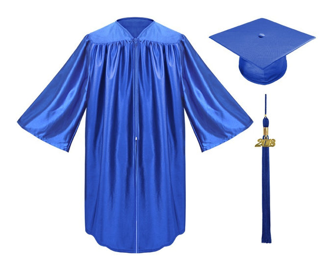 Royal Blue Childs Nursery Preschool Cap and Gown - Graduation UK