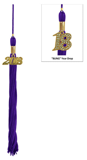 Purple High School Tassel - Graduation UK