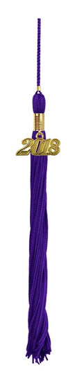 Purple High School Tassel - Graduation UK