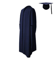 Classic Navy Masters Graduation Cap & Gown - Graduation UK