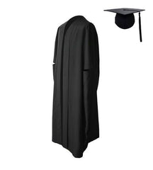 Classic Black Masters Graduation Cap & Gown - Graduation UK